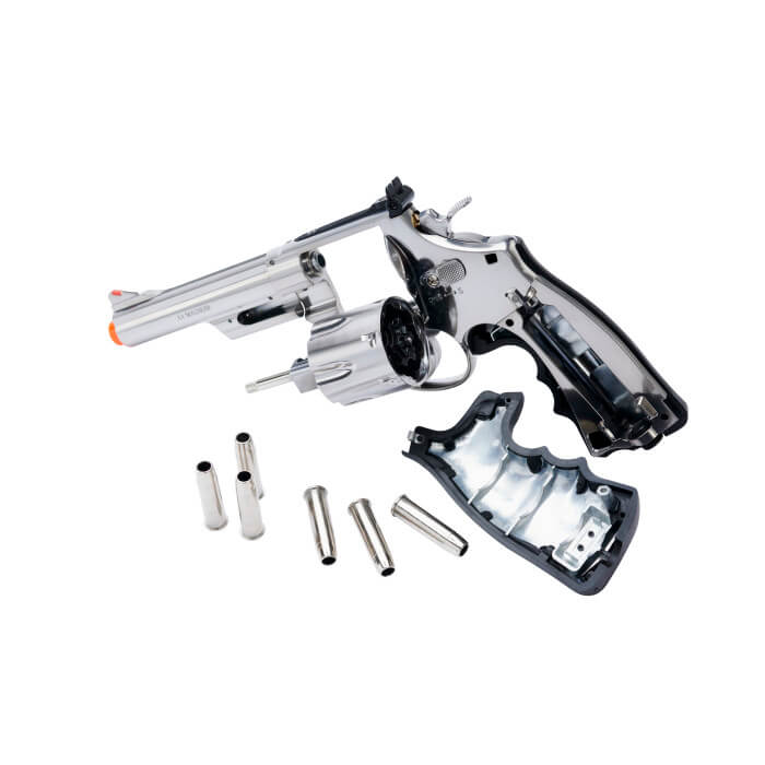 S&W M29 CLASSIC 6MM CHROME FINISHED 5 INCH BARREL