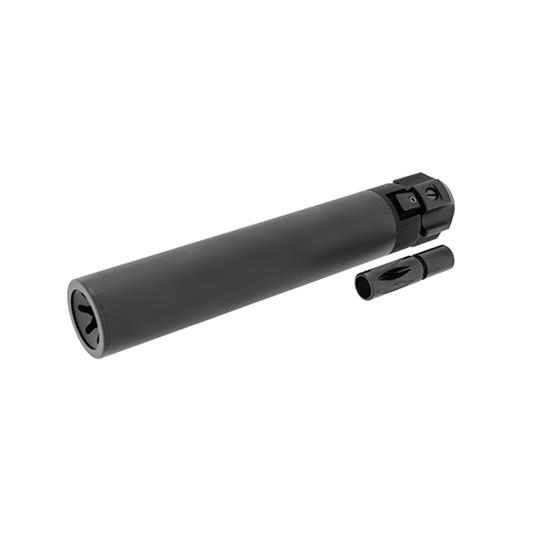 BARREL EXTENSION FOR AIRSOFT MP7 W/ STEEL FLASH HIDER)
