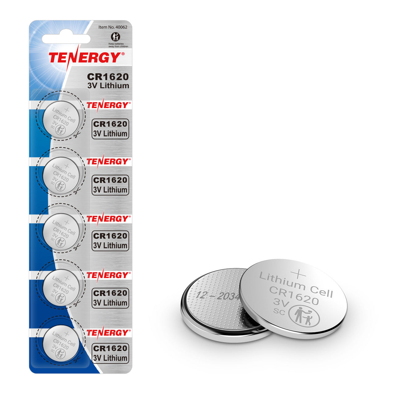 Tenergy 1620 Alkaline Battery