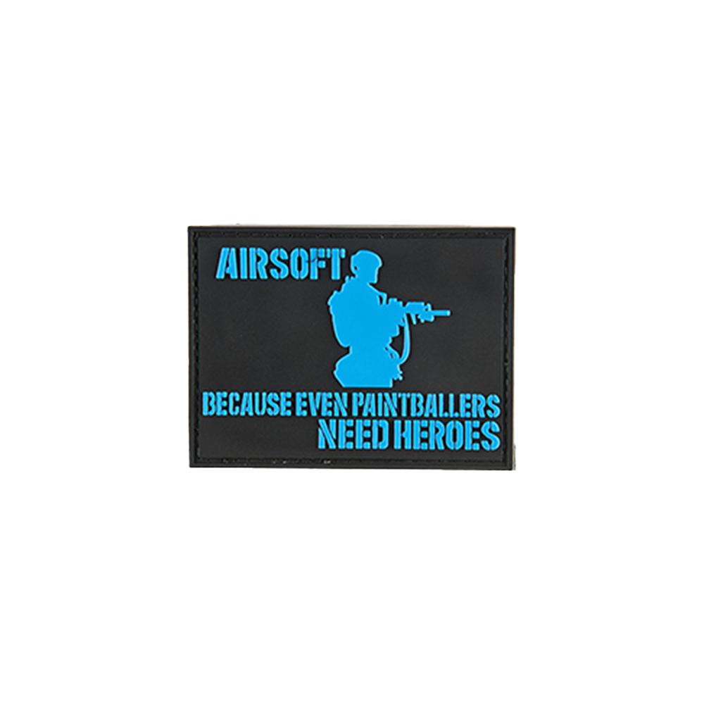 Even Paintballers Need Heroes PVC Morale Patch