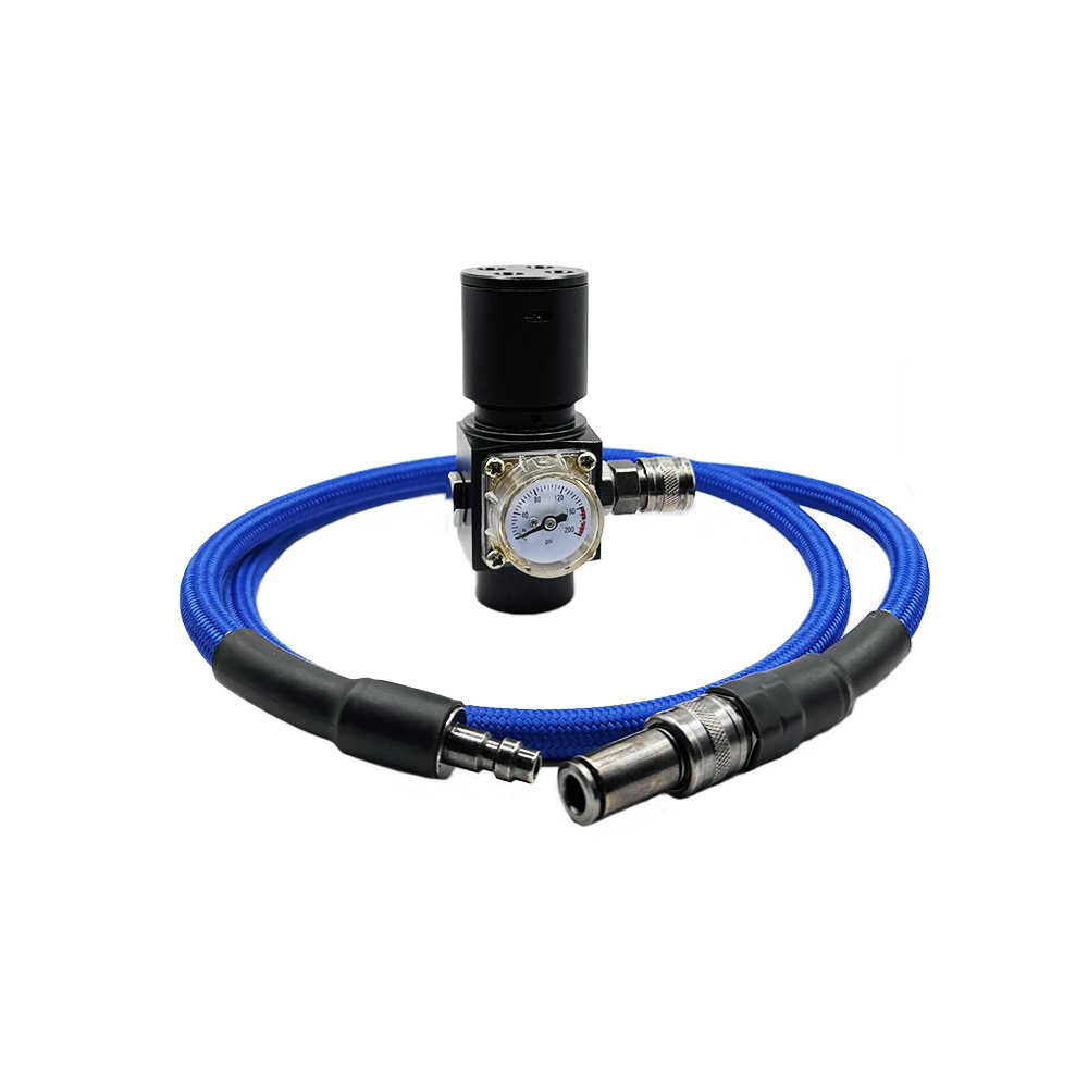 High Power Airsoft Balystik Regulator W/Hose & QD Fitting (Gen5)