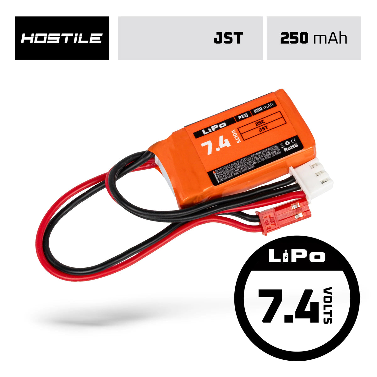 Hostile ENERGY - LiPo Battery 7.4V 250mAh 25C