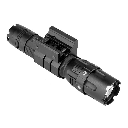 Vism Pro Series Flashlight Mod2/ 3w 500 Lumen/ Modes: High - Low - Strobe/ Rail Mount