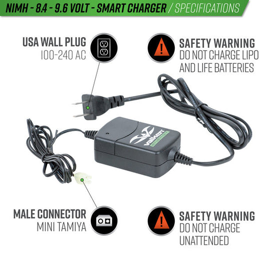 VALKEN UNIVERSAL SMART CHARGER 8.4-9.6