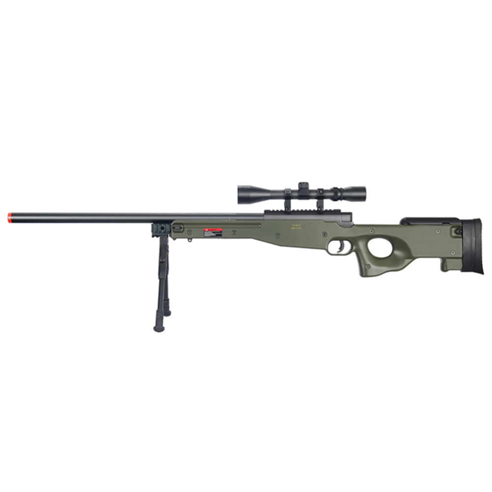 WELL MB01TAB L96 AWP BOLT ACTION RIFLE w/BIPOD & SCOPE