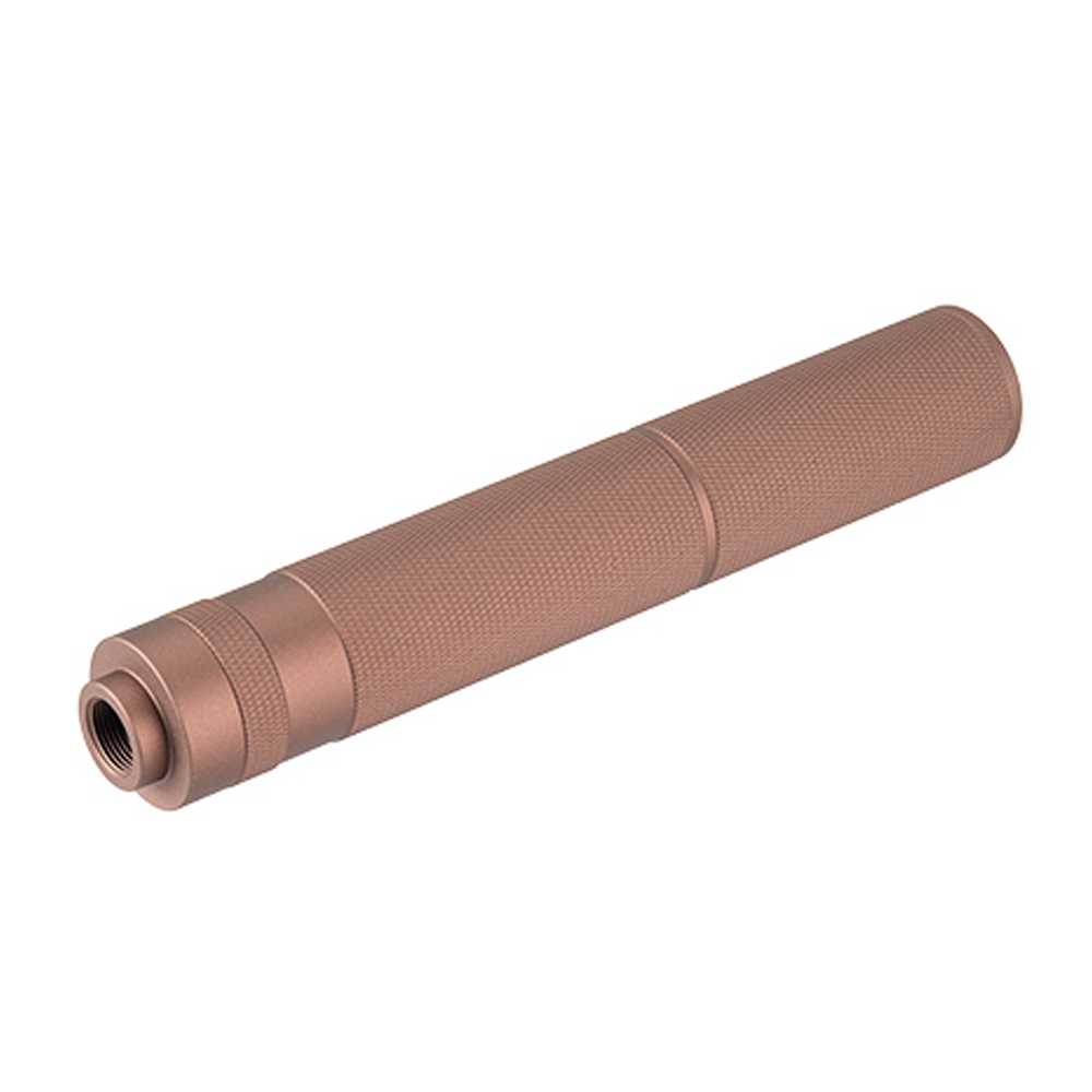 195mm Aluminum Knurled Mock Suppressor