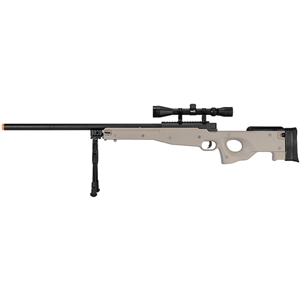 WELL MB01TAB L96 AWP BOLT ACTION RIFLE w/BIPOD & SCOPE