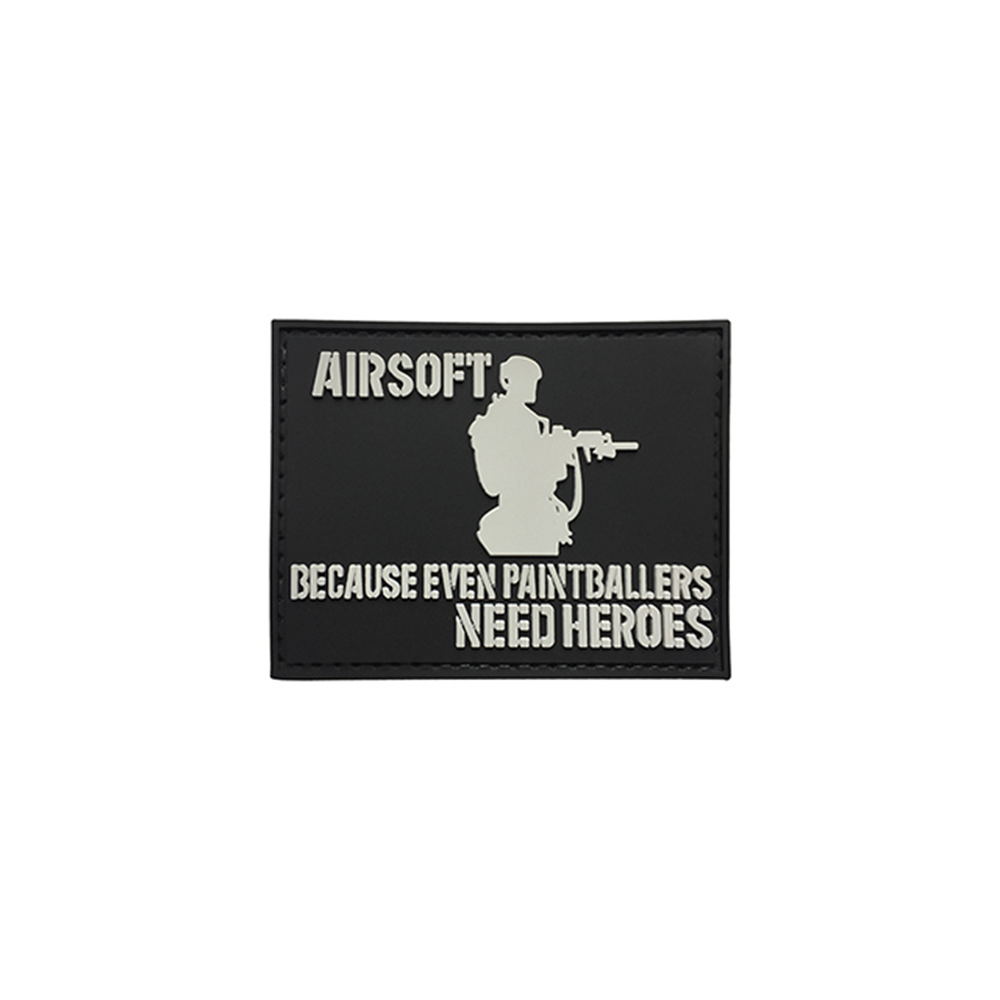 Even Paintballers Need Heroes PVC Morale Patch