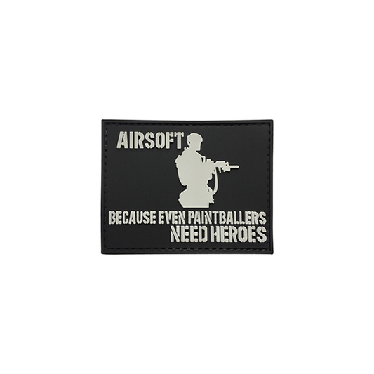 Even Paintballers Need Heroes PVC Morale Patch