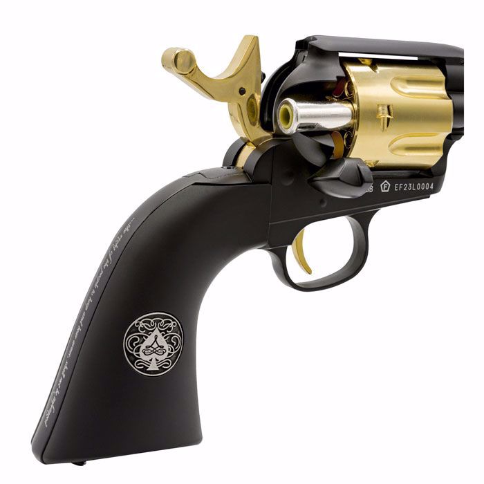 Legends Gambler High Stakes Black Gold Airsoft Revolver