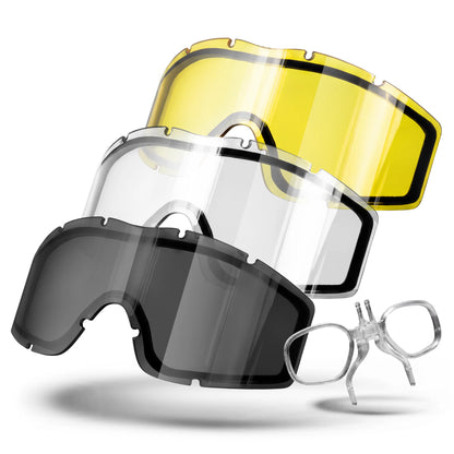 BSX Hostile Tango Goggle - Thermal w/ Multiple Lenses - Black