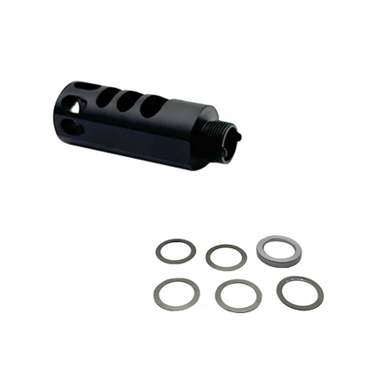 Apple Airsoft Airsoft CNC Flash Hider Compensator (-16mm Male)