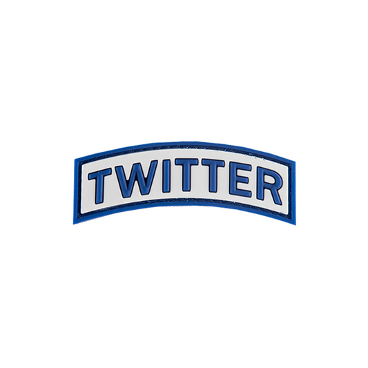 TWITTER PVC MORALE PATCH