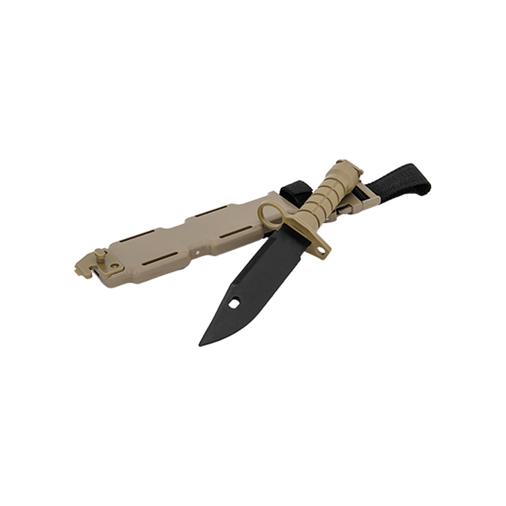 Lancer Tactical Airsoft M9 Rubber Bayonet Knife for M4/M16